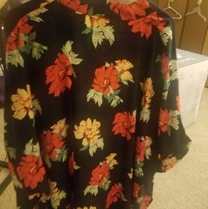 Floral print Kimono